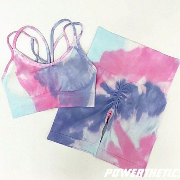 Seamless Workout Shorts Booty Scrunch - Picture 4 of 4